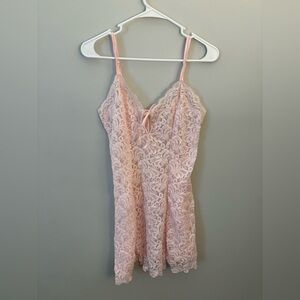 Vintage Delicates Blush Lace Slip